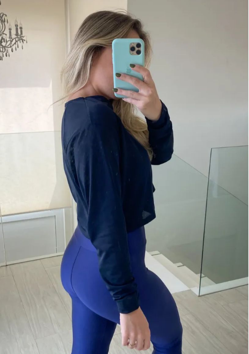 Polera corta manga larga