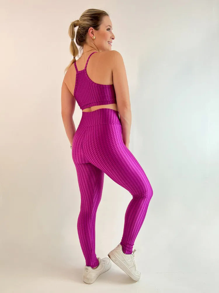 Textura - Calza - Fucsia