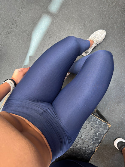 Conjunto Bicolor Azul/Camel