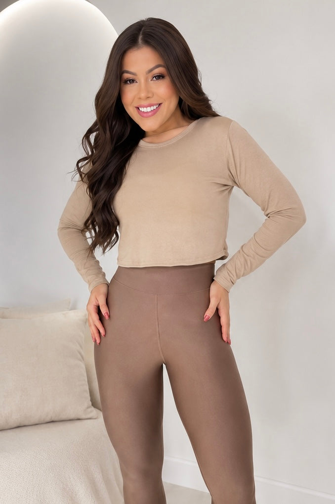 Crop Dryfit - Manga Larga