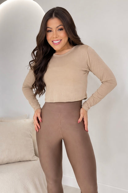 Crop Dryfit - Manga Larga
