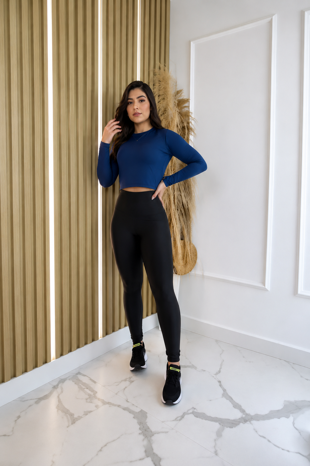 Crop Dryfit - Manga Larga