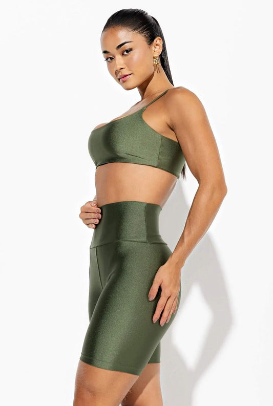 Unik - Calza Biker - Verde Oliva